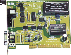 RIPE NCC clock card